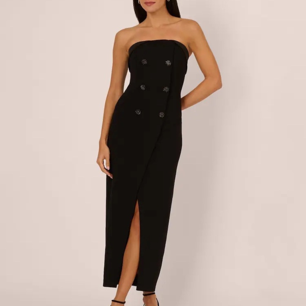 Adrianna by Adrianna Papell Knit Crepe Black
Blazer Dress - NWT - Size 14